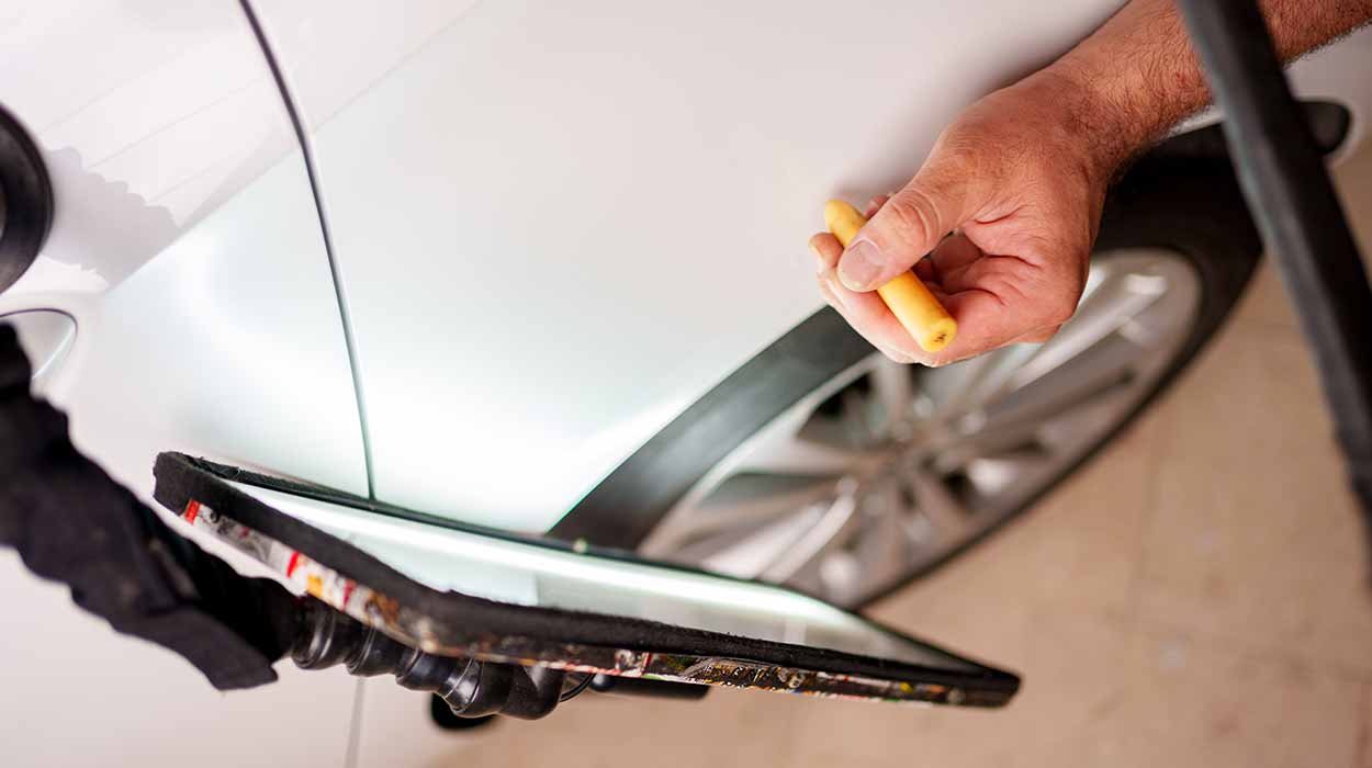 Paintless dent repair (PDR)